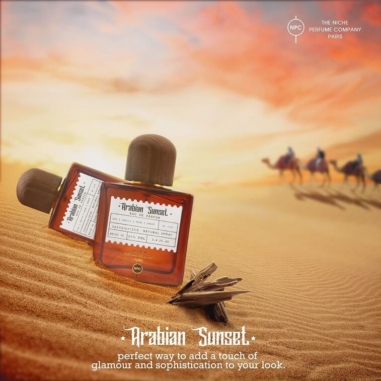 Arabian Sunset Perfume for Men Women by NPC Brand Paris, Original