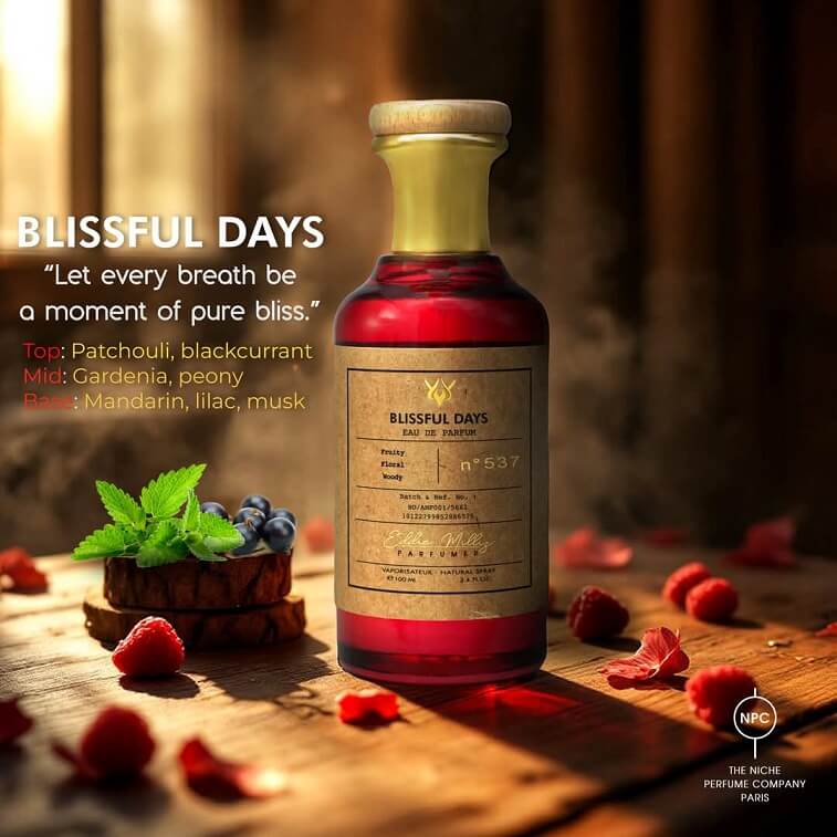 Blissful Days Perfume For Men Women, New Musky Perfume Original