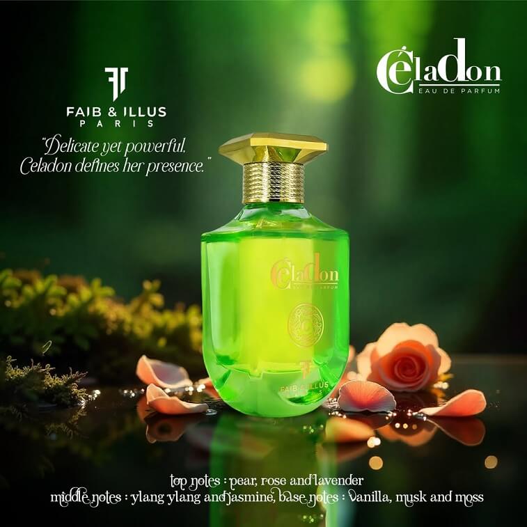 Celadon Perfume For Women, Long Lasting Woody - Musky Fragrange, Original