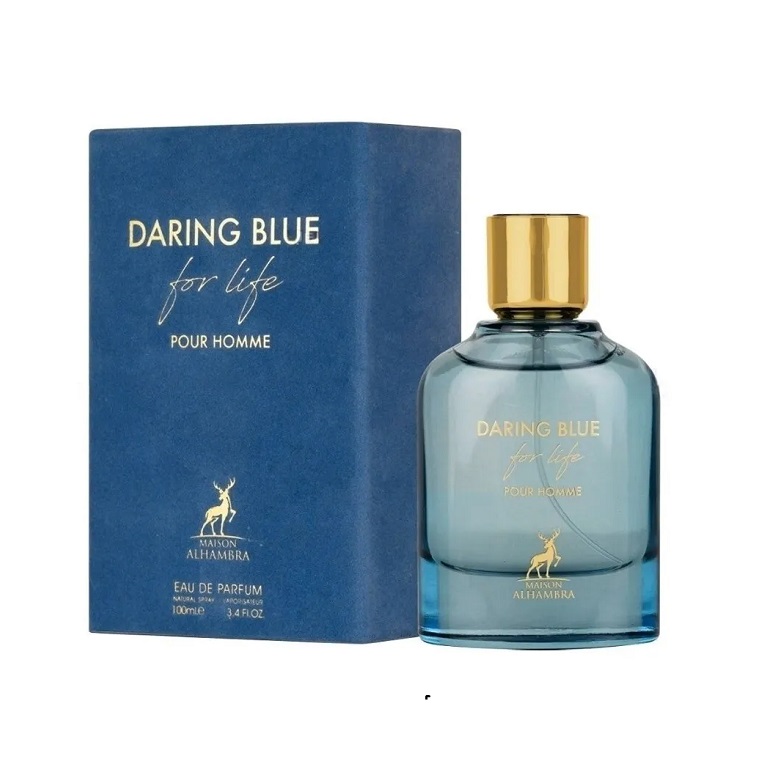 Daring Blue Perfume by Maison Alhambra For Men 100ml