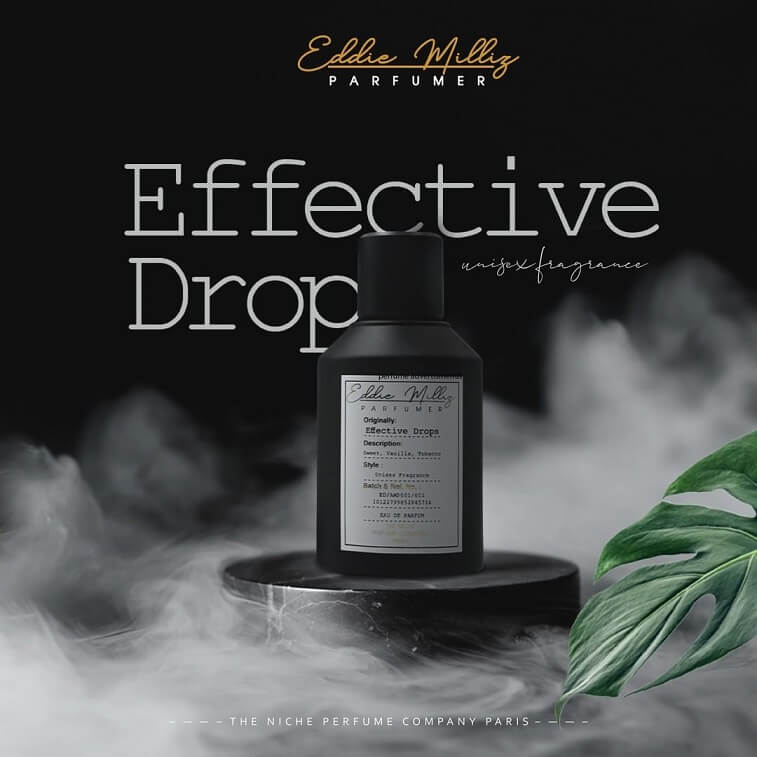 Effective Drops Perfume by Eddie Milliz for Unisex EDP 100ml