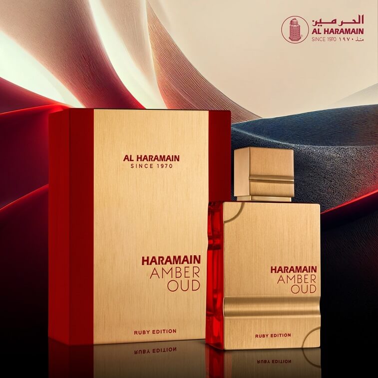 Haramain Amber Oud Ruby Edition Perfume EDP 100ml, Original