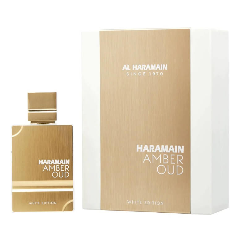 Haramain Amber Oud White Edition Perfume, Original Parfum 100ml, Original