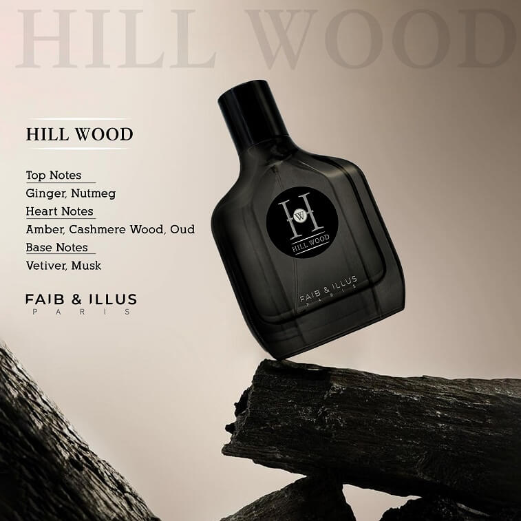 Hill Wood Perfume For Men Women, Spicy Warmth Luxury Fragrance, Original