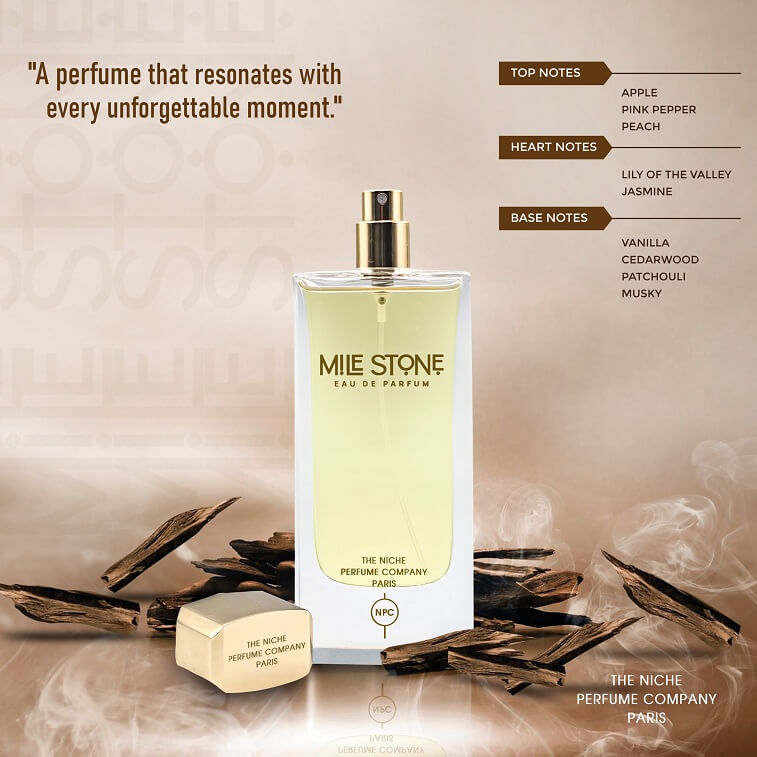 Mile Stone Perfume For Men Women, Strong Luxury Scent 75ml, Original