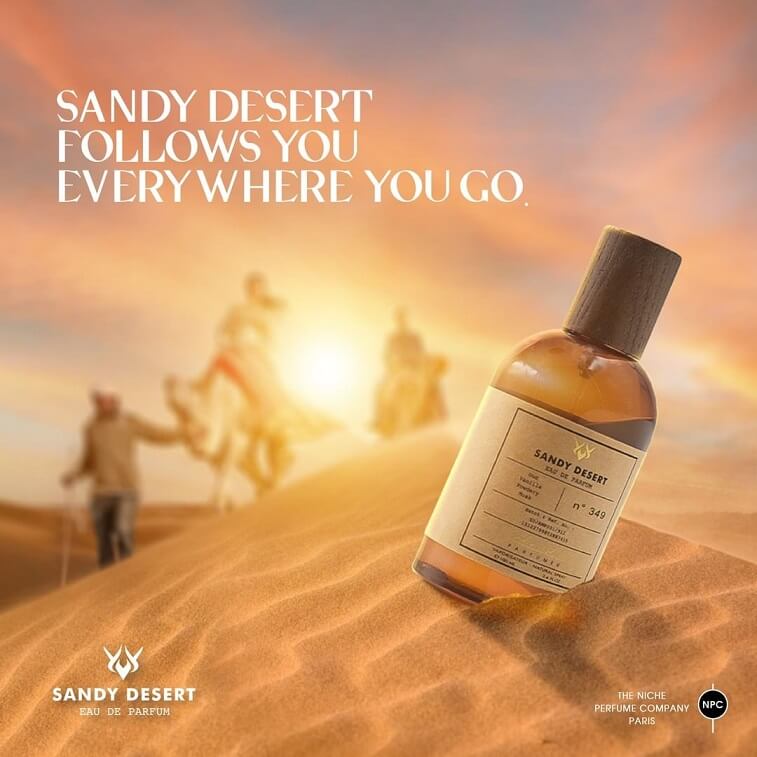 Sandy Desert Perfume For Men Women By Eddie Milliz, 100% Original